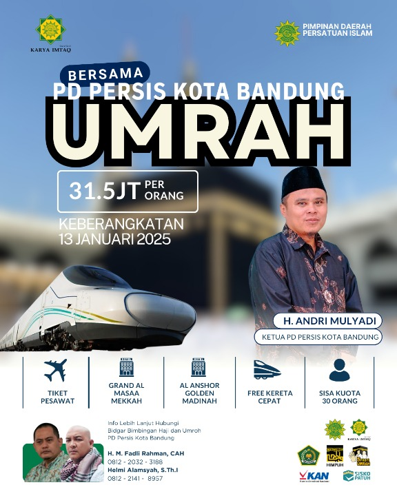 Umroh Bersama PD PERSIS Provinsi Sumatera Barat